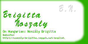 brigitta noszaly business card